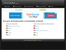 Tablet Screenshot of consulados.com.br
